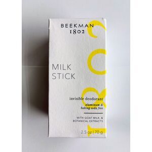 Beekman 1802 Milk Stick Invisible Deodorant with Goat Milk 2.5oz/70g